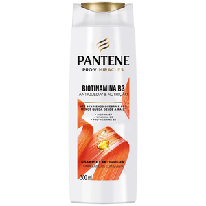Shampoo Antiqueda e Nutrição Biotinamina B3 Pantene 300ml