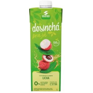 Chá Branco Sabor Lichia Sem Açúcar Desinchá 1L