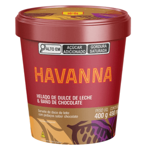 Sorvete Doce de Leite com Chocolate Havanna 490ml