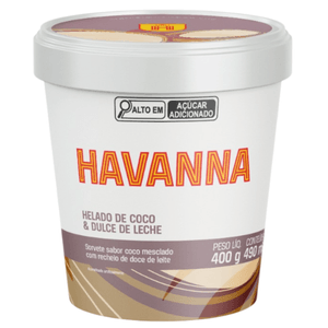 Sorvete Coco com Doce de Leite Havanna 490ml
