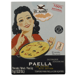 Tempero Especial para Paella com Açafrão Sem Glúten El Avion 9g