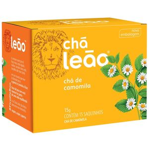 Chá de Camomila Leão Fuze 15g com 15 unidades
