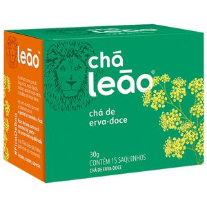 Chá de Erva Doce Leão Fuze 30g com 15 unidades
