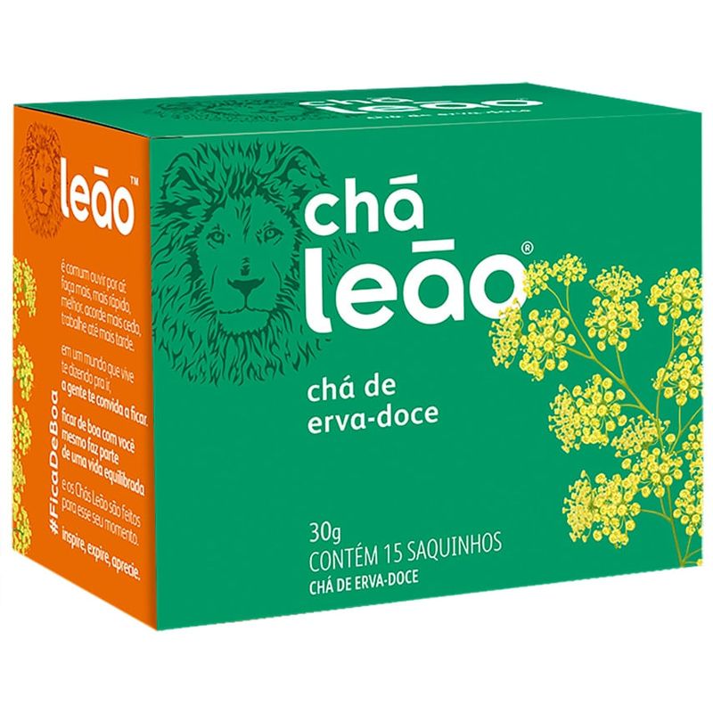 Cha-de-Erva-Doce-Leao-Fuze-30g-Com-15-Unidades