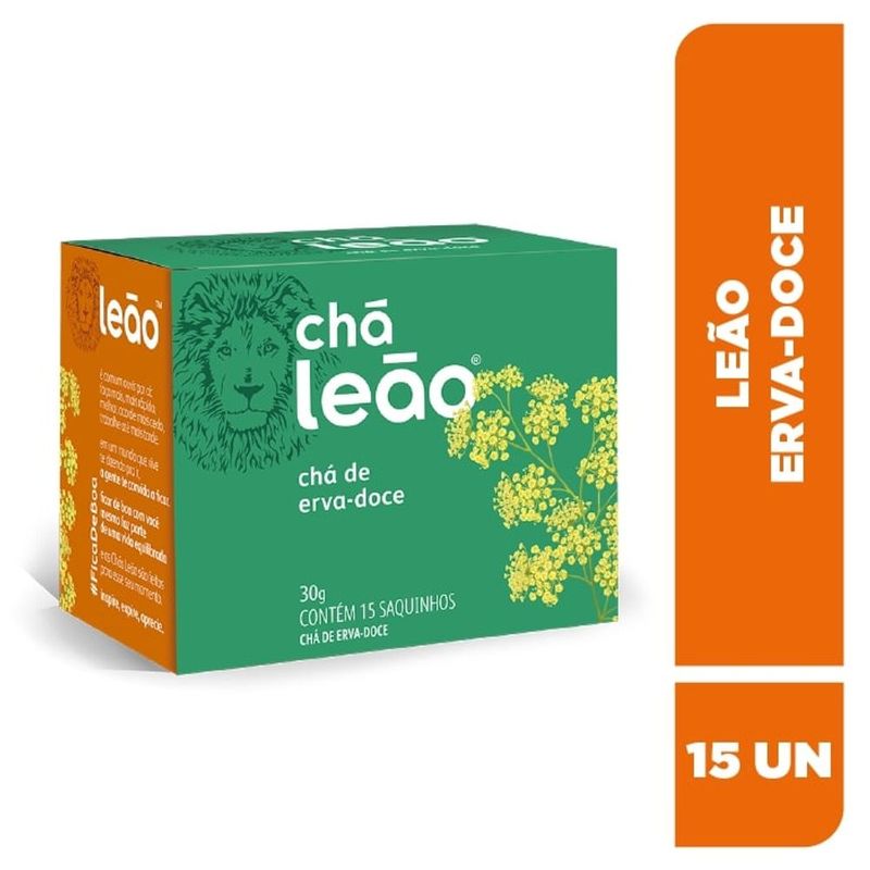 Cha-de-Erva-Doce-Leao-Fuze-30g-Com-15-Unidades