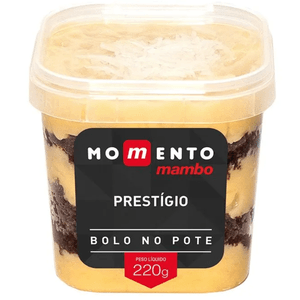 Bolo no Pote Prestígio Momento Mambo 220g