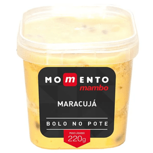 Bolo no Pote Brownie com Maracujá Momento Mambo 220g
