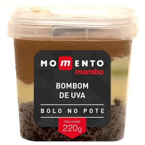 Bolo no Pote Bombom de Uva Momento Mambo 220g