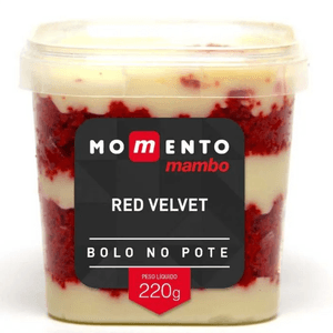 Bolo no Pote Red Velvet Momento Mambo 220g