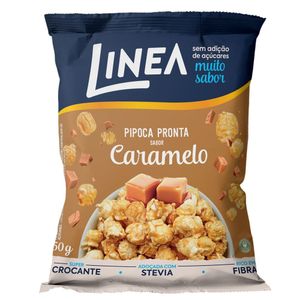 Pipoca Pronta de Caramelo Sem Adição de Açúcar Linea 50g