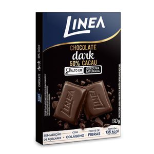 Chocolate Dark 50% Cacau Sem Adição de Açúcar Linea 30g