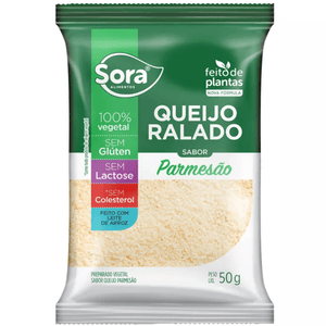 Queijo Ralado Vegetal Zero Lactose Parmesão Sora 50g