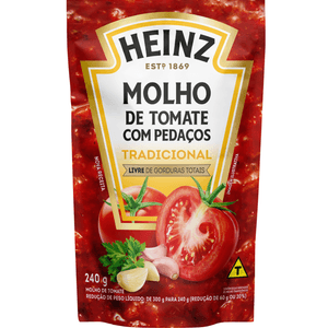 Molho de Tomate com Pedaços Tradicional Heinz 240g