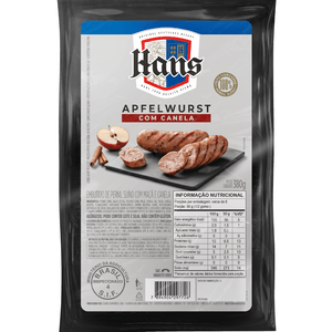 Linguiça com Maçã e Canela Hans 380g