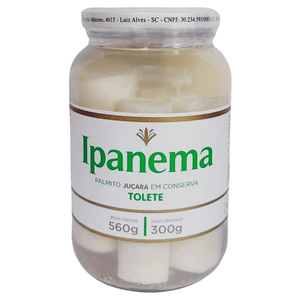Palmito Juçara Tolete Ipanema 300g