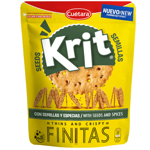 Biscoito com Sementes e Especiarias Krit Cuétara 150g