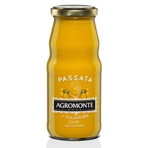 Molho Italiano Passata Tomate Cereja Amarelo Agromonte 360g