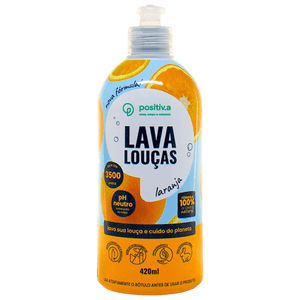Lava-Louças Líquido Laranja Positiva 420ml