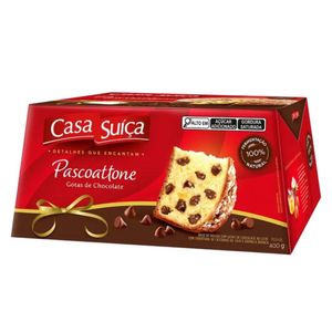 Pascoattone com Gotas de Chocolate Casa Suíça 400g