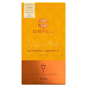 Café Torrado e Moído Bourbon Amarelo Orfeu 250g