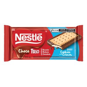 Chocolate Chocotrio Cookies & Cream Nestlé 90g