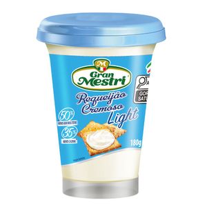 Requeijão Cremoso Light Gran Mestri 180g