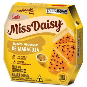Torta Mousse de Maracujá Congelada Sadia 470g