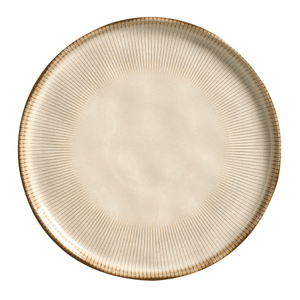 Prato para Sobremesa Bio Raio Cor Off-White Porto Brasill 21,5cm