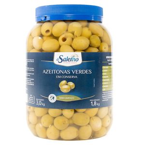 Azeitonas Verdes em Conserva Sem Caroço Di Salerno 1,8kg