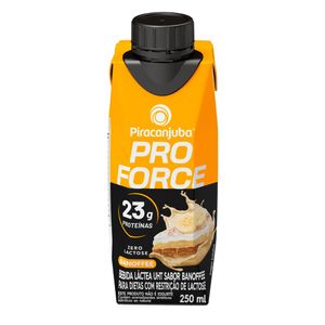 Bebida Láctea Banoffee 23g de Proteínas Zero Lactose Pro Force Piracanjuba 250ml