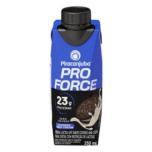 Bebida Láctea Cookies and Cream 23g de Proteínas Zero Lactose Proforce Piracanjuba 250ml
