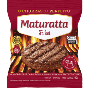 Hambúrguer de Picanha Maturatta Friboi 180g