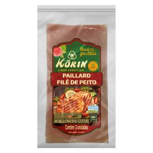 Paillard Peito de Frango Korin Kg com 3 Unidades