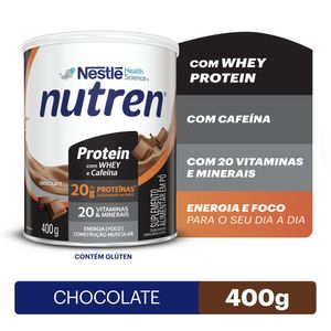 Suplemento Alimentar Chocolate Nutren Protein 400g