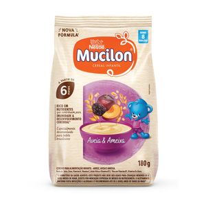 Cereal Infantil Aveia Integral e Ameixa Mucilon 180g