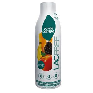 Iogurte Lacfree de Banana, Maçã e Mamão Verde Campo 500g