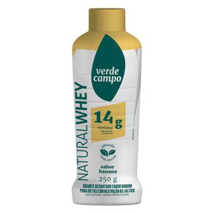 Iogurte Natural Whey de Banana 14g de Proteínas Verde Campo 250g