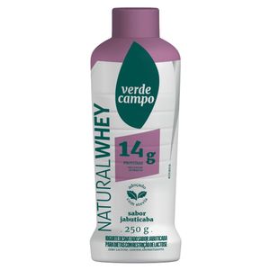 Iogurte Natural Whey de Jabuticaba 14g de Proteínas Zero Lactose Verde Campo 250g