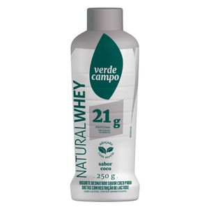Iogurte Natural Whey de Coco 21g de Proteínas Zero Lactose Verde Campo 250g