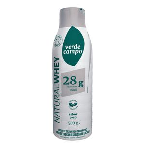 Iogurte Natural Whey de Coco Zero Lactose Verde Campo 500g
