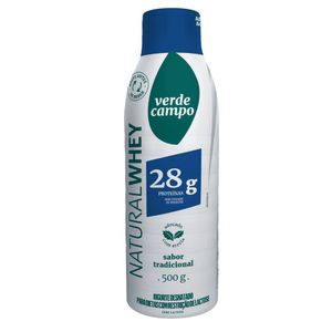 Iogurte Natural Whey Tradicional 28g de Proteínas Verde Campo 500g