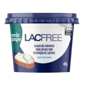 Requeijão Cremoso LacFree Zero Lactose Verde Campo 400g