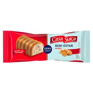 Bolo de Nozes Sem Adição de Açúcar Casa Suíça 35g