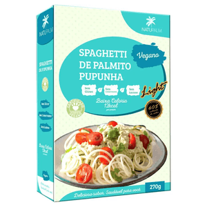 Spaghetti de Palmito Pupunha Light Sem Glúten Natupalm 270g
