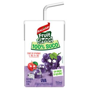 Suco Misto de Maçã e Uva Fruit Shoot Maguary 150ml
