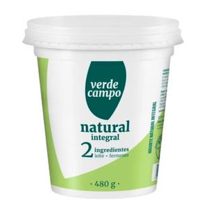 Iogurte Natural Integral Verde Campo 480g