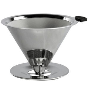 Coador Filtro de Café Reutilizável Inox 10x11x12cm