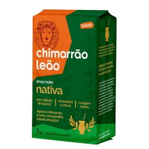 Chimarrão Erva Mate Nativa Sem Adição de Açúcar Leão 1kg