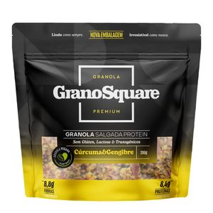 Granola Salgada de Cúrcuma e Gengibre Grano Square 200g