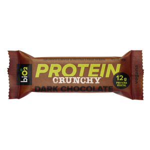 Barra de Proteína Dark Chocolate 12g Protein Crunchy Bio2 50g